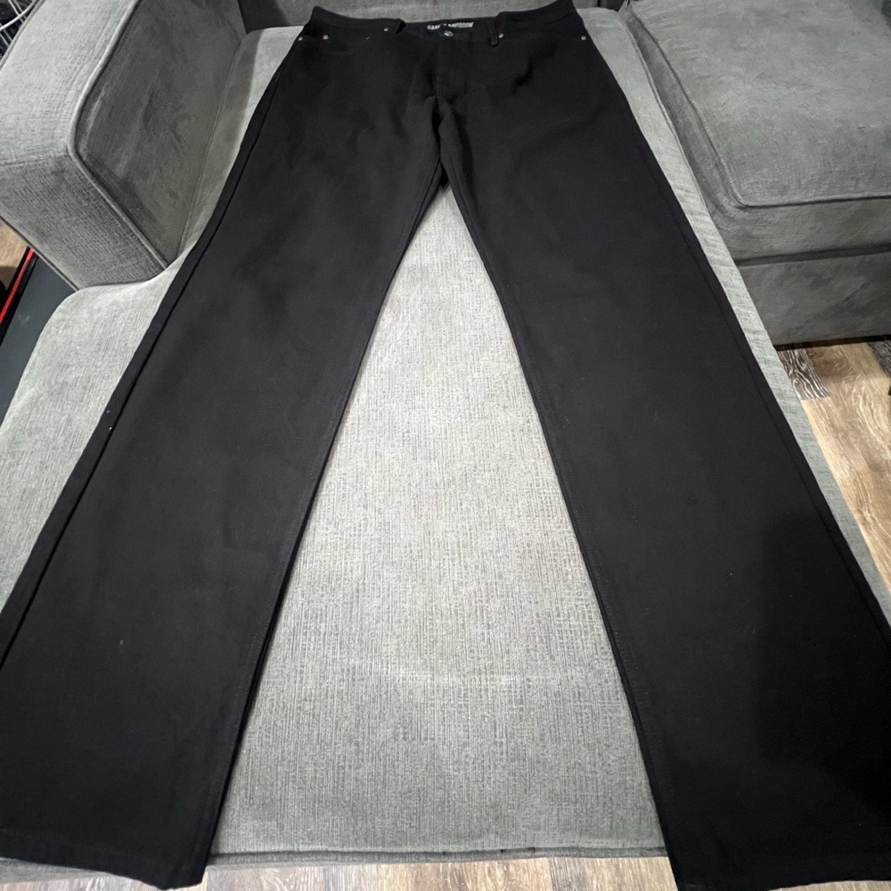 Harley-Davidson Black Denim Pants Original Straight Jean38x36